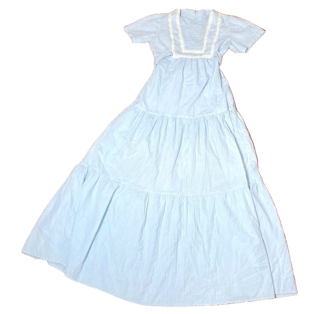 🌷VICTORIAN Doll Style Cotton Ruffle Lace Dress🌷​​​ NWOT